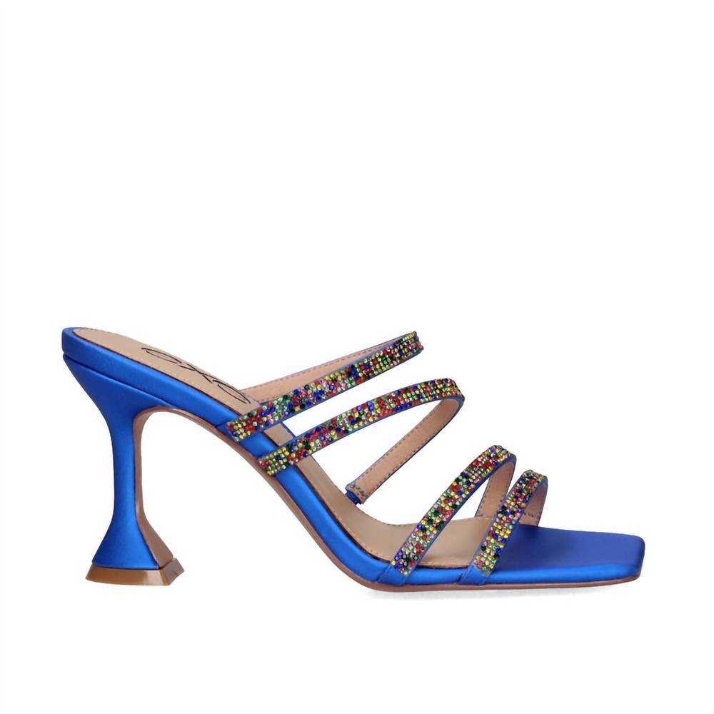 NEW EXE women's bianca 757 high heel sandal in blue